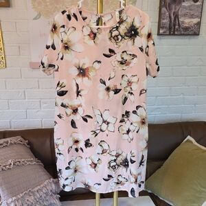 MTS Pink Floral Mini Dress